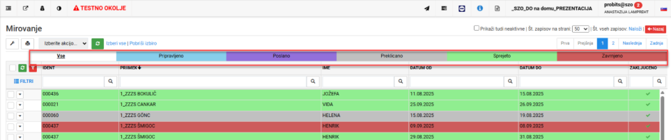 Slika, ki vsebuje besede besedilo, številka, programska oprema, vrstica Opis je samodejno ustvarjen