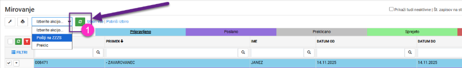 Slika, ki vsebuje besede posnetek zaslona, besedilo, programska oprema, vrstica Opis je samodejno ustvarjen